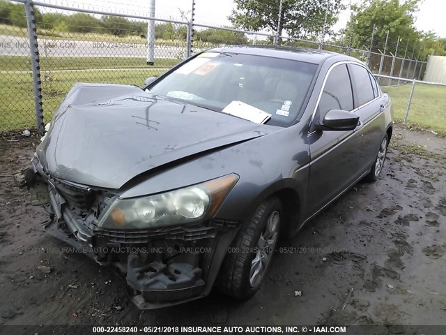 1HGCP26819A050111 - 2009 HONDA ACCORD EXL GRAY photo 2