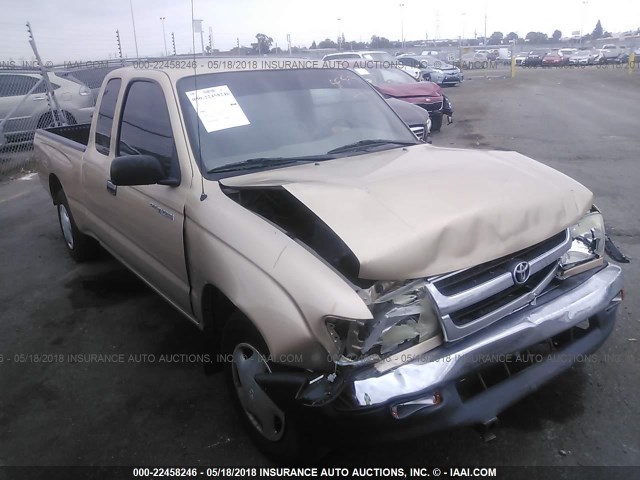 4TAVL52N8XZ481927 - 1999 TOYOTA TACOMA XTRACAB Champagne photo 1