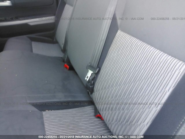 5TFCY5F19EX016912 - 2014 TOYOTA TUNDRA DOUBLE CAB SR/SR5 GRAY photo 8