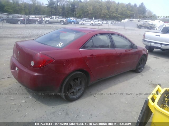 1G2ZG58B674103338 - 2007 PONTIAC G6 SE RED photo 4