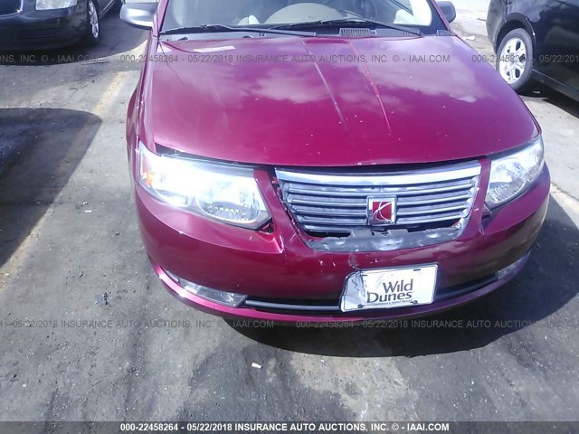 1G8AL55F57Z162972 - 2007 SATURN ION LEVEL 3 BURGUNDY photo 6