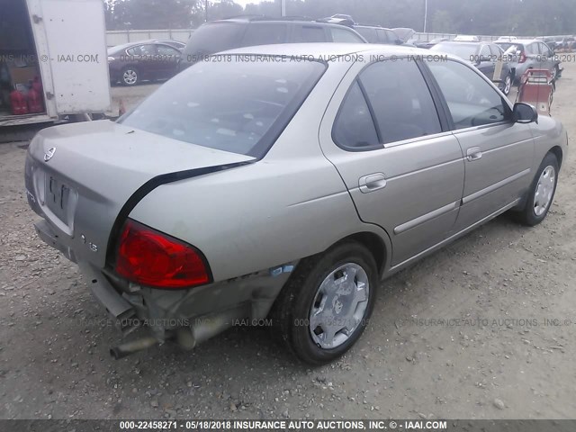 3N1CB51D75L586876 - 2005 NISSAN SENTRA 1.8/1.8S TAN photo 4