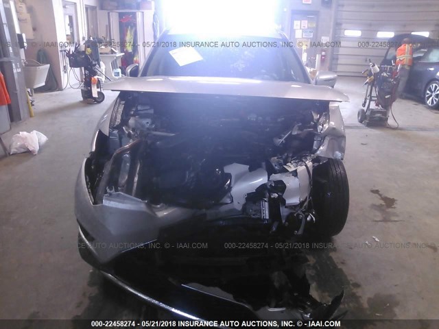 JN8AT2MV9GW135938 - 2016 NISSAN ROGUE S/SL/SV SILVER photo 6