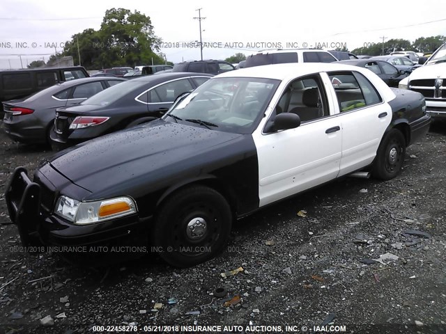 2FAFP71W03X215388 - 2003 FORD CROWN VICTORIA POLICE INTERCEPTOR BLACK photo 2