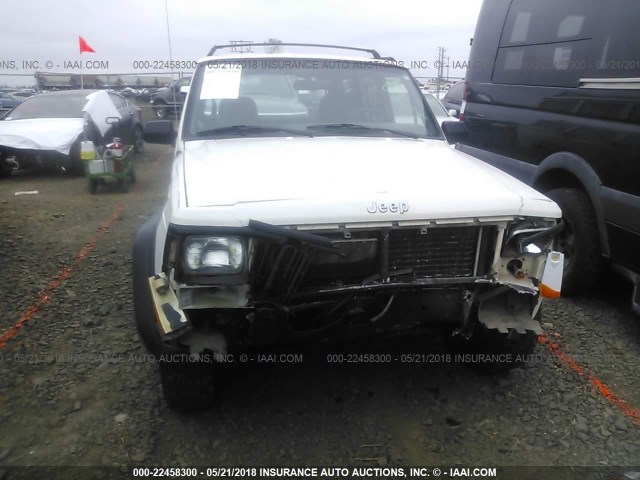 1J4FJ68S0TL194073 - 1996 JEEP CHEROKEE SPORT/CLASSIC თეთრი ფოტო 6