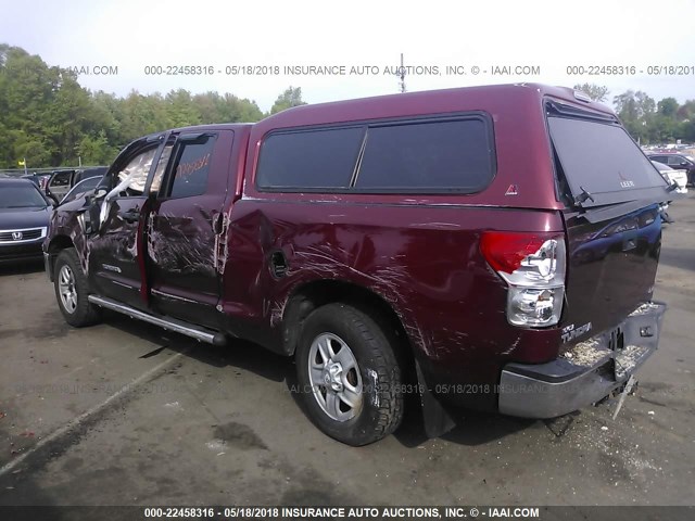 5TBBV54158S507598 - 2008 TOYOTA TUNDRA DOUBLE CAB/DOUBLE CAB SR5 RED photo 3