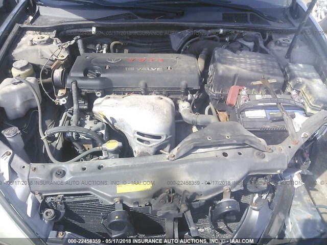 4T1BE32K32U619595 - 2002 TOYOTA CAMRY LE/XLE/SE ნაცრისფერი ფოტო 10