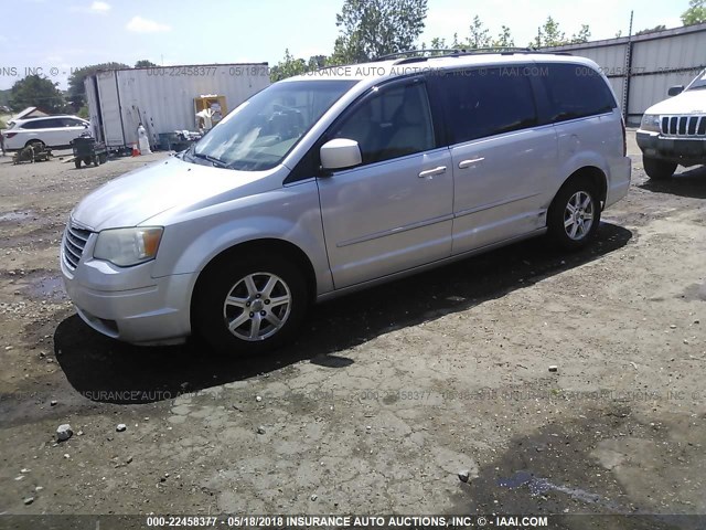 2A8HR54P88R110138 - 2008 CHRYSLER TOWN & COUNTRY TOURING SILVER photo 2
