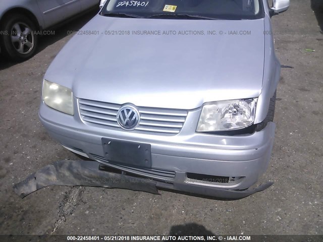 3VWSE69M62M079139 - 2002 VOLKSWAGEN JETTA GLS SILVER photo 6