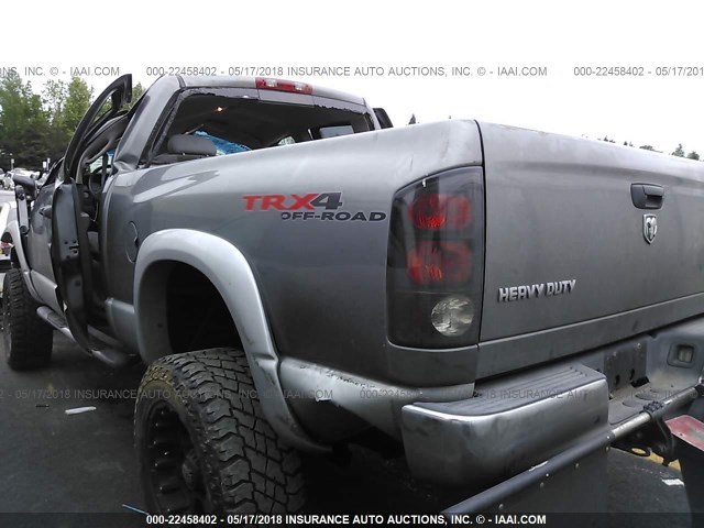 3D7KS28C56G170121 - 2006 DODGE RAM 2500 ST/SLT/LARAMIE GRAY photo 3