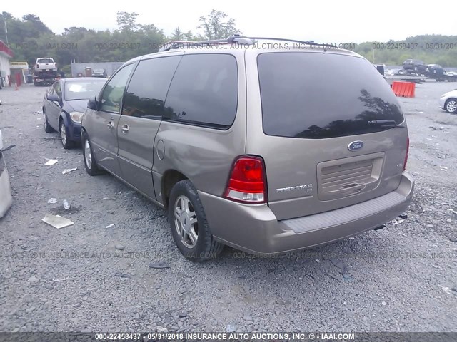 2FMZA52244BA57415 - 2004 FORD FREESTAR SEL BEIGE photo 3