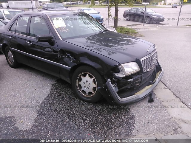 WDBHA28E3VF615091 - 1997 MERCEDES-BENZ C 280 BLACK photo 1