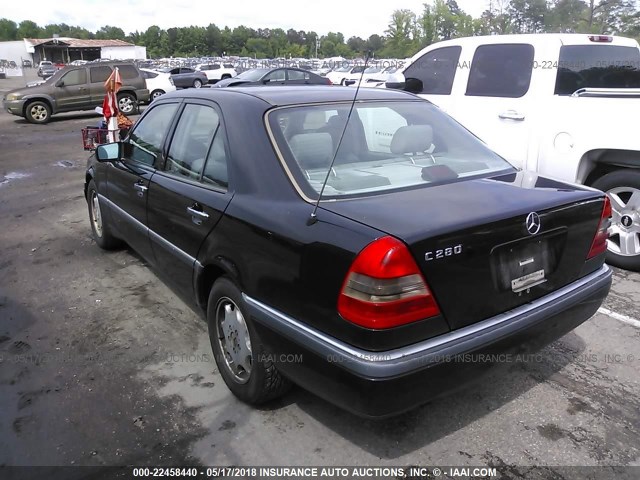 WDBHA28E3VF615091 - 1997 MERCEDES-BENZ C 280 BLACK photo 3