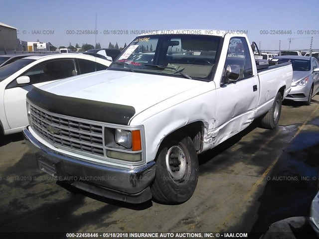 1GCFC24K8LE223158 - 1990 CHEVROLET GMT-400 C2500 WHITE photo 2