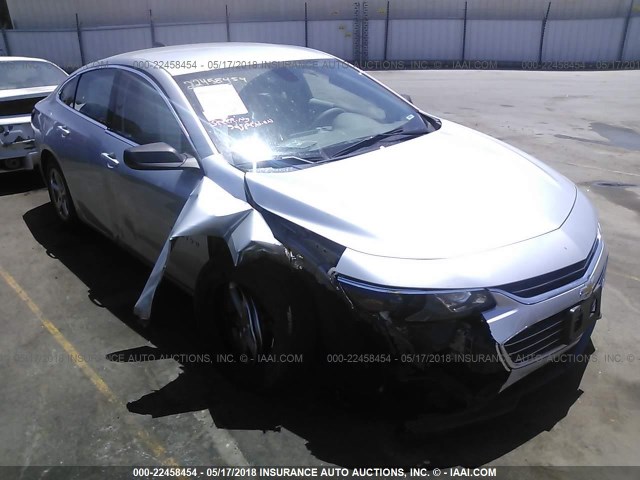 1G1ZB5ST2GF305733 - 2016 CHEVROLET MALIBU LS 银色 照片 1