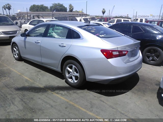 1G1ZB5ST2GF305733 - 2016 CHEVROLET MALIBU LS 银色 照片 3