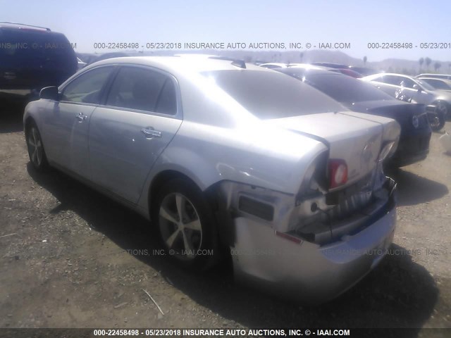 1G1ZC5E09CF174454 - 2012 CHEVROLET MALIBU 1LT 银色 照片 3