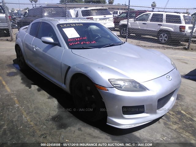 JM1FE173250143010 - 2005 MAZDA RX8 SILVER photo 1