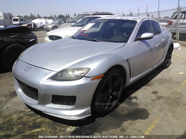 JM1FE173250143010 - 2005 MAZDA RX8 SILVER photo 2