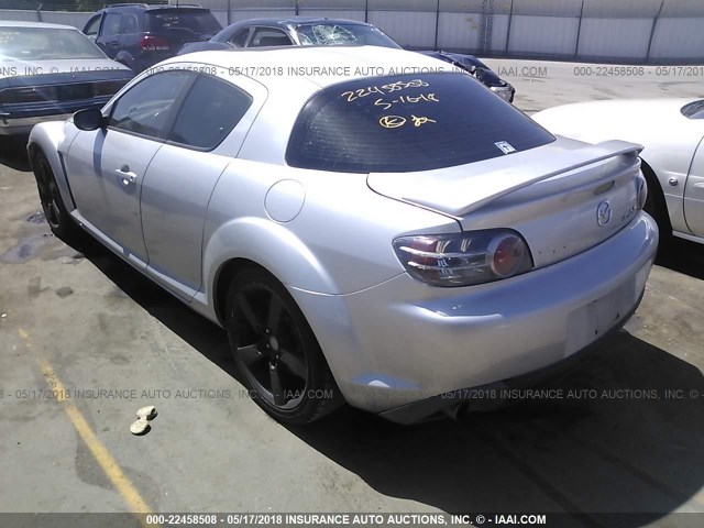 JM1FE173250143010 - 2005 MAZDA RX8 SILVER photo 3