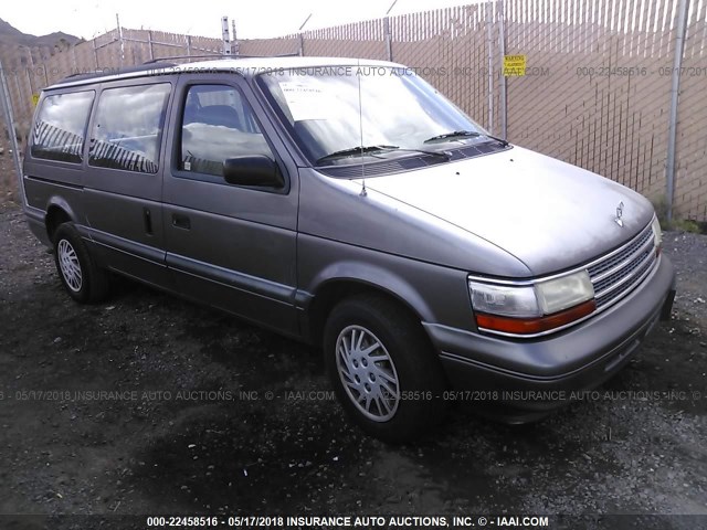 1P4GH2434RX224718 - 1994 PLYMOUTH GRAND VOYAGER  GRAY photo 1