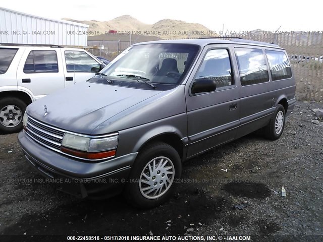 1P4GH2434RX224718 - 1994 PLYMOUTH GRAND VOYAGER  GRAY photo 2