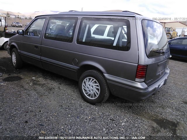 1P4GH2434RX224718 - 1994 PLYMOUTH GRAND VOYAGER  GRAY photo 3