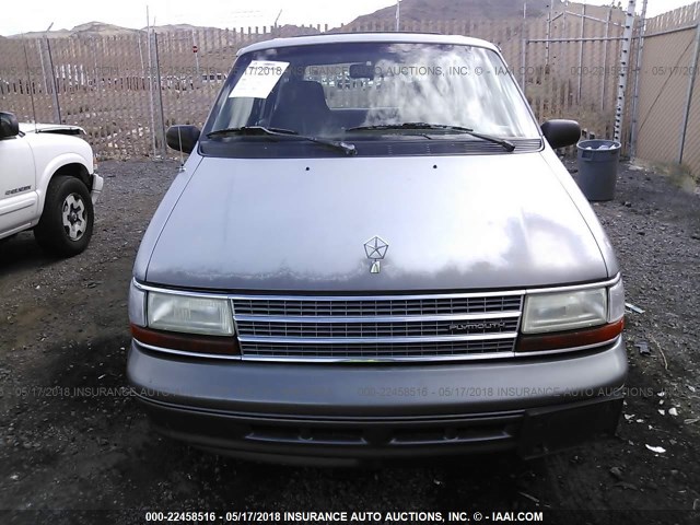 1P4GH2434RX224718 - 1994 PLYMOUTH GRAND VOYAGER  GRAY photo 6