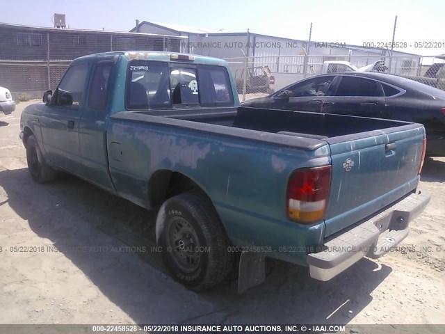 1FTCR14X6PPB27806 - 1993 FORD RANGER SUPER CAB GREEN photo 3