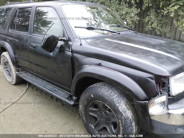 JT3GN86R810205446 - 2001 TOYOTA 4RUNNER SR5 BLACK photo 6