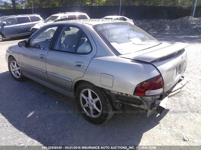 3N1AB51D62L706167 - 2002 NISSAN SENTRA SE-R SPEC V GRAY photo 3