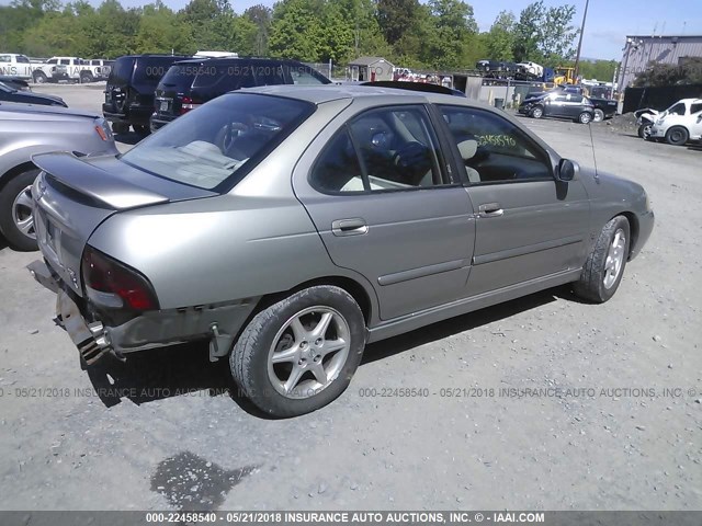 3N1AB51D62L706167 - 2002 NISSAN SENTRA SE-R SPEC V GRAY photo 4