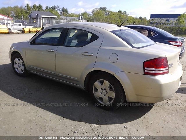 1B3CC4FB5AN191585 - 2010 DODGE AVENGER SXT GOLD photo 3