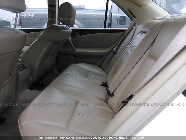 WDBJF70H6XA823424 - 1999 MERCEDES-BENZ E 430 WHITE photo 8