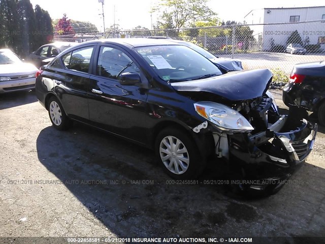 3N1CN7AP7CL820377 - 2012 NISSAN VERSA S/SV/SL BLACK photo 1