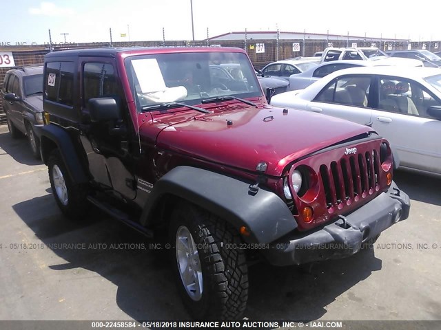 1C4AJWAG1CL256103 - 2012 JEEP WRANGLER SPORT Qırmızı foto 1