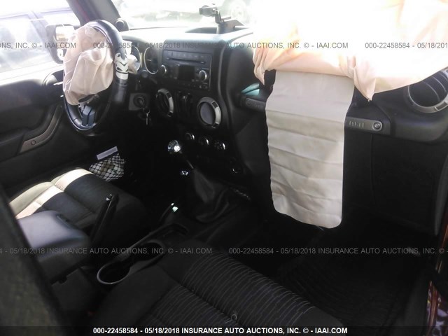 1C4AJWAG1CL256103 - 2012 JEEP WRANGLER SPORT Qırmızı foto 5