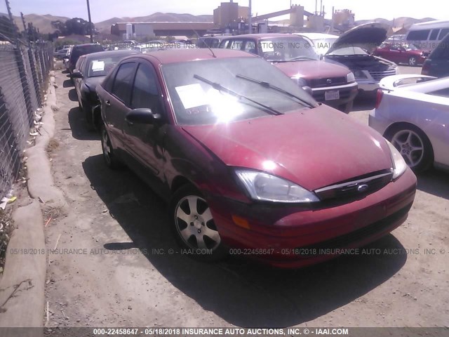 1FAFP34302W232776 - 2002 FORD FOCUS SE/SE COMFORT/SE SPORT RED photo 1