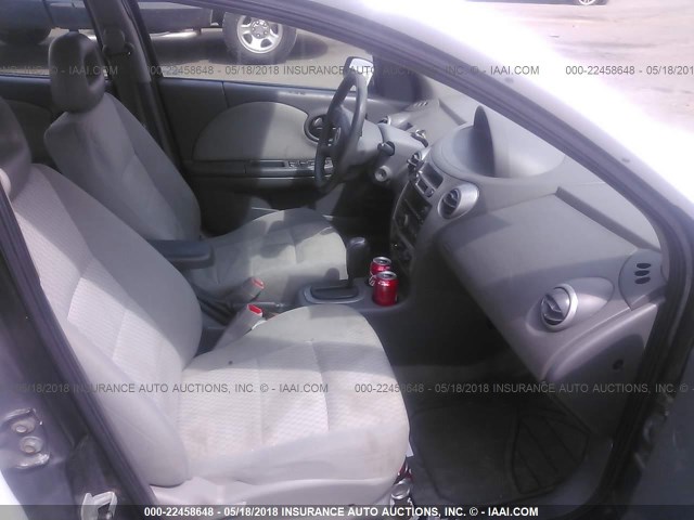 1G8AJ55F97Z172720 - 2007 SATURN ION LEVEL 2 WHITE photo 5