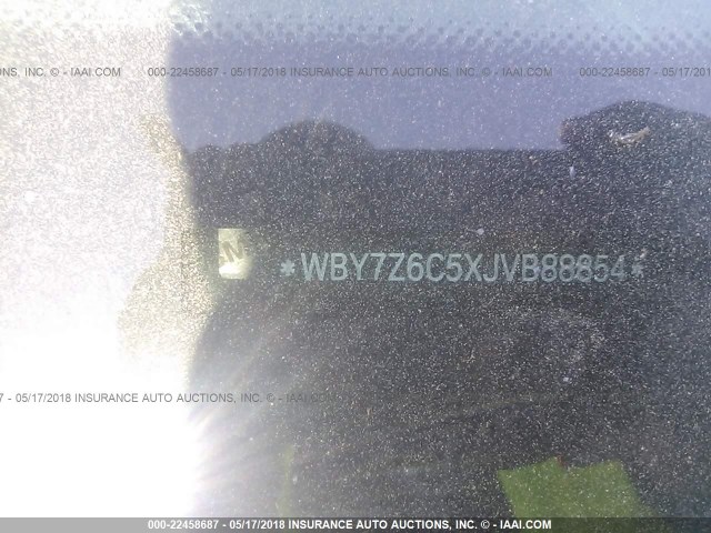 WBY7Z6C5XJVB88854 - 2018 BMW I3 BEV/S შავი ფოტო 9