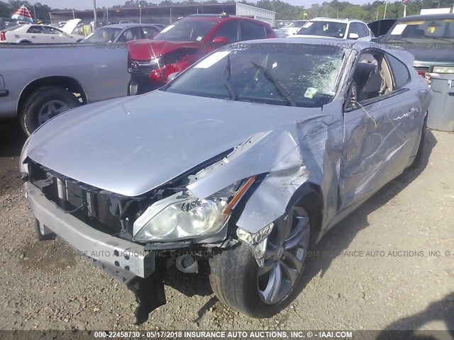 JNKCV64E98M130837 - 2008 INFINITI G37 JOURNEY/SPORT SILVER photo 2