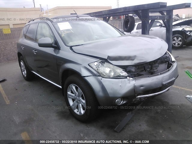 JN8AZ08T47W532050 - 2007 NISSAN MURANO SL/SE/S GRAY photo 1