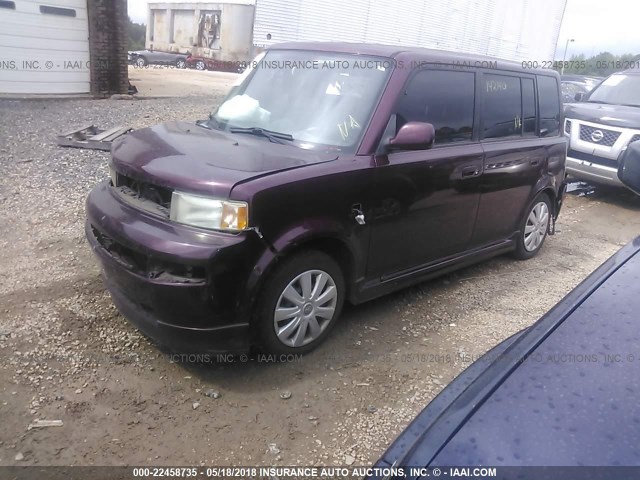 JTLKT324140165194 - 2004 TOYOTA SCION XB ბურგუნდია ფოტო 2