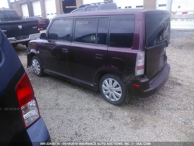 JTLKT324140165194 - 2004 TOYOTA SCION XB ბურგუნდია ფოტო 3