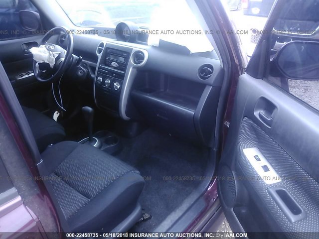 JTLKT324140165194 - 2004 TOYOTA SCION XB ბურგუნდია ფოტო 5
