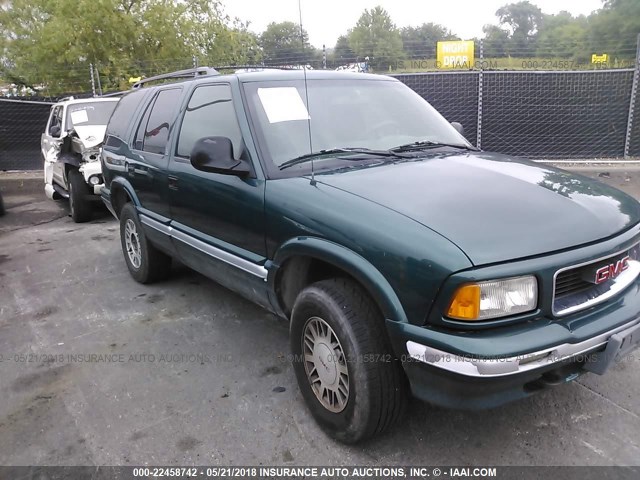 1GKDT13W5T2550368 - 1996 GMC JIMMY GREEN photo 1