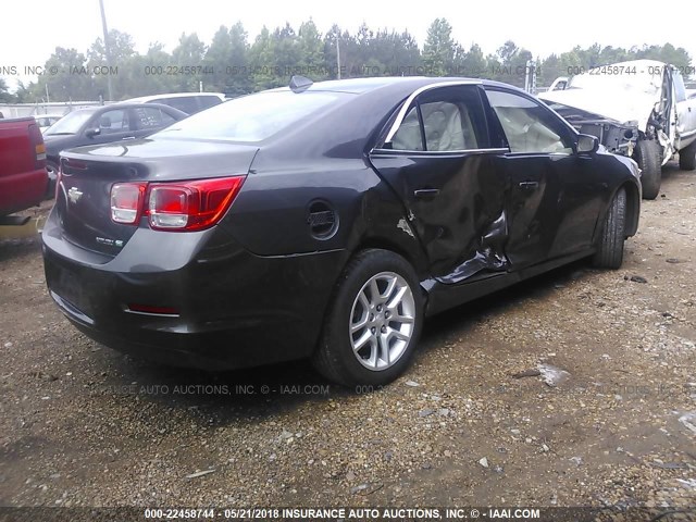 1G11D5RR3DF108860 - 2013 CHEVROLET MALIBU 1LT ნაცრისფერი ფოტო 4