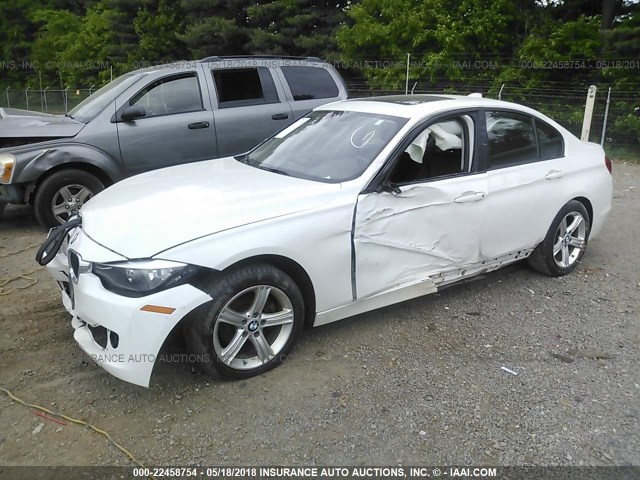 WBA3B3C5XEJ978665 - 2014 BMW 328 XI WHITE photo 2