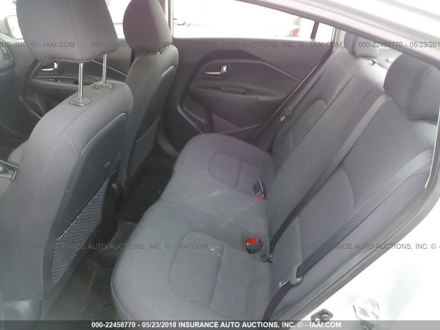 KNADN4A30D6199764 - 2013 KIA RIO EX/SX SILVER photo 8