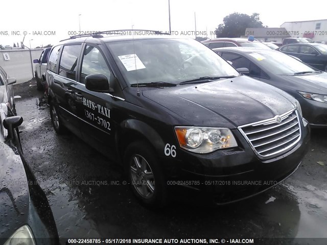 2A8HR54P88R783477 - 2008 CHRYSLER TOWN & COUNTRY TOURING BLACK photo 1